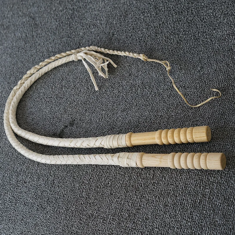 Leatherwork Training - Echtes Leder Hund Ausbildung Peitsche für