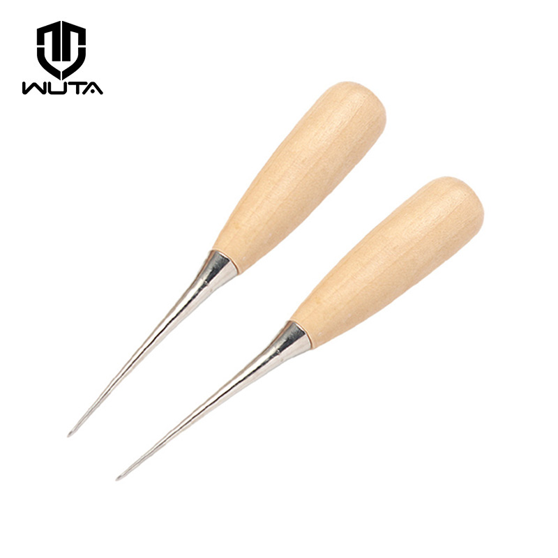 Leatherwork Punching Tool - WUTA 2 Stück Leder Handnähen Ahle
