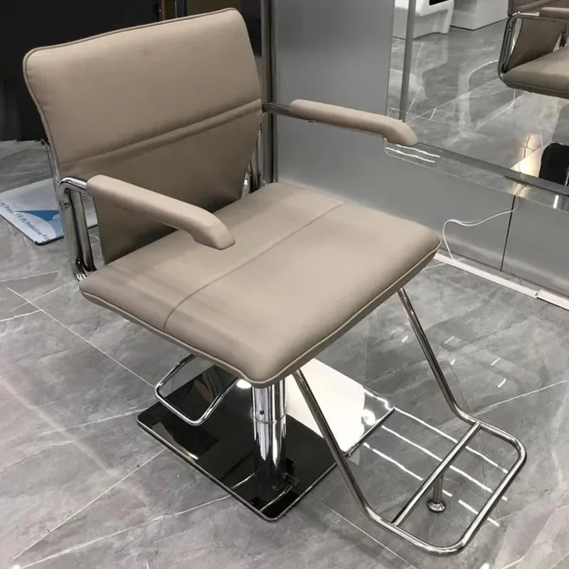 Unique Leather Work - Moderner, schlichter Friseurstuhl: Hochwertiger Komfort, einzigartiger