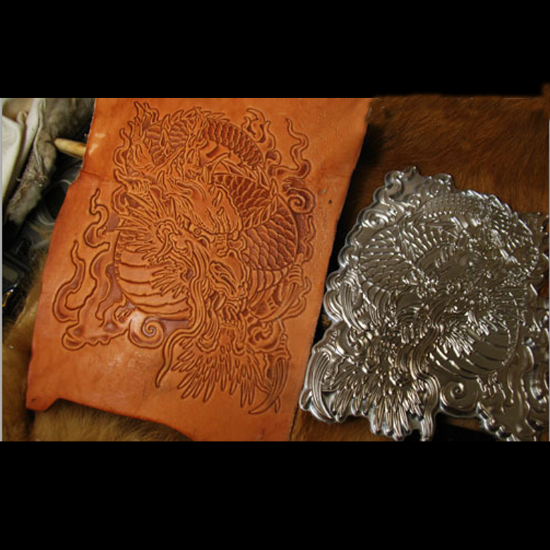 Unique Leather Work - Drachenmuster Handgefertigte einzigartige Lederbearbeitungswerkzeuge Schnitzstempel Stempelhandwerk
