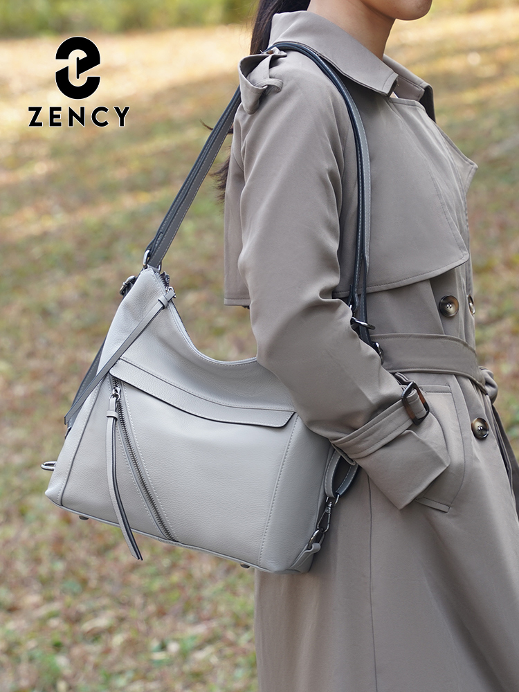 Leather Work Womens Backpack - Zency Damen Tasche 2026 2-in-1 Handtasche