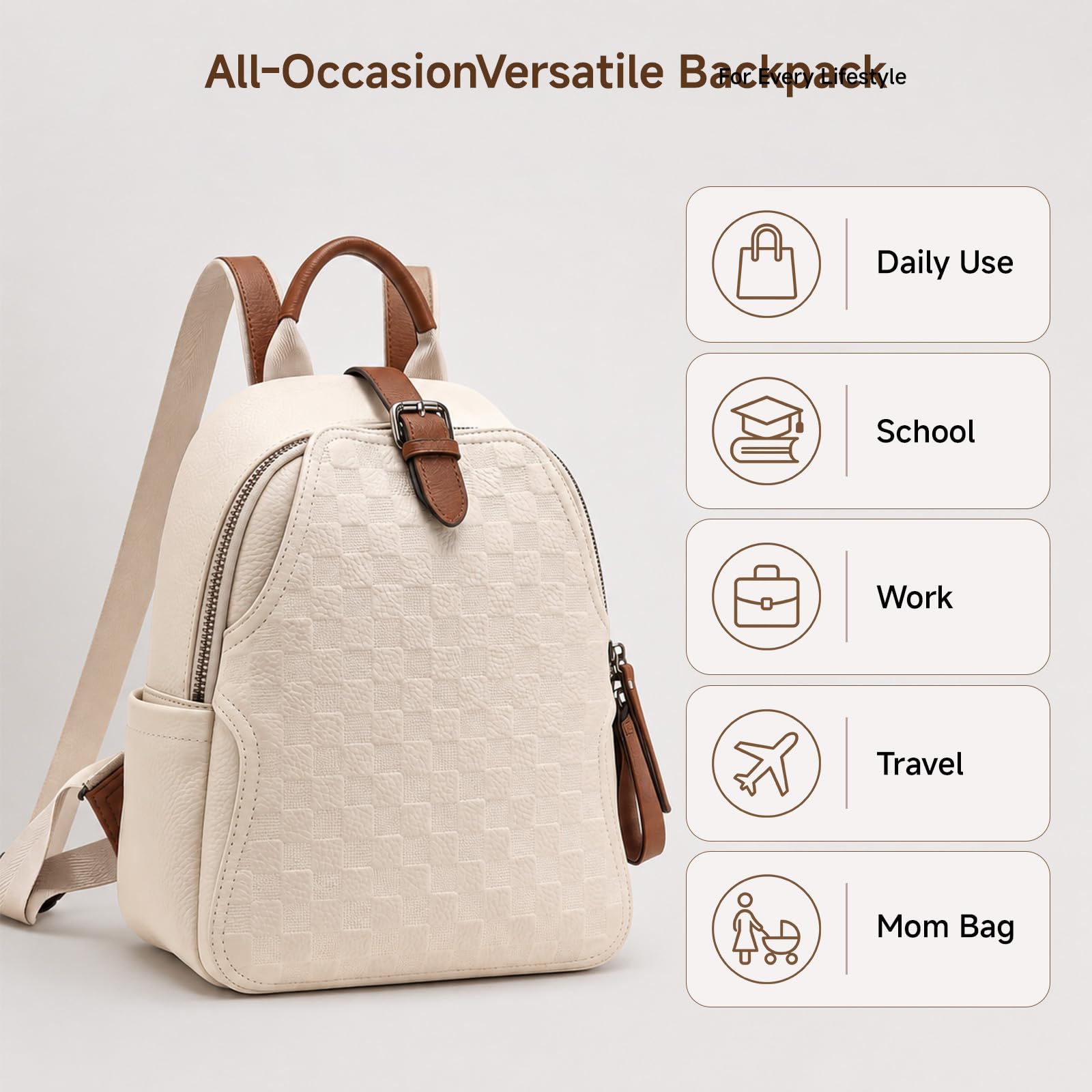 Damen-Rucksack aus geprägtem k – Leather Work Womens Backpack Bewertung und Preis