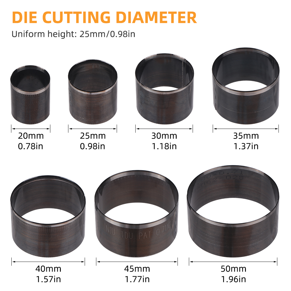QJH 7-teiliges scharfes Leder- – Leatherwork Punching Tool Bewertung und Preis