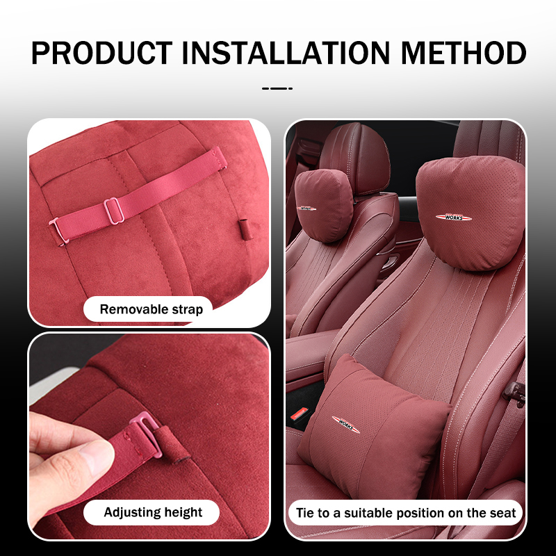 Auto-Kopfstütze, Lendenkissen, – Leather Work For Car Bewertung und Preis