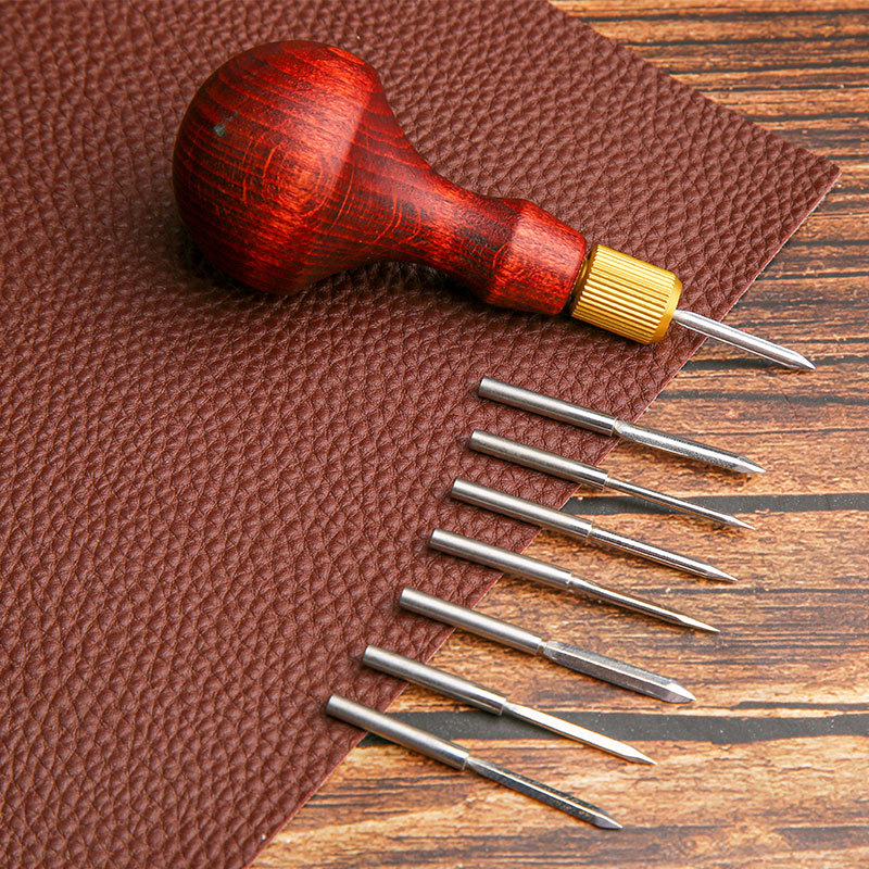 1Set DIY Leder Punch Ahle Holz – Leatherwork Punching Tool Bewertung und Preis