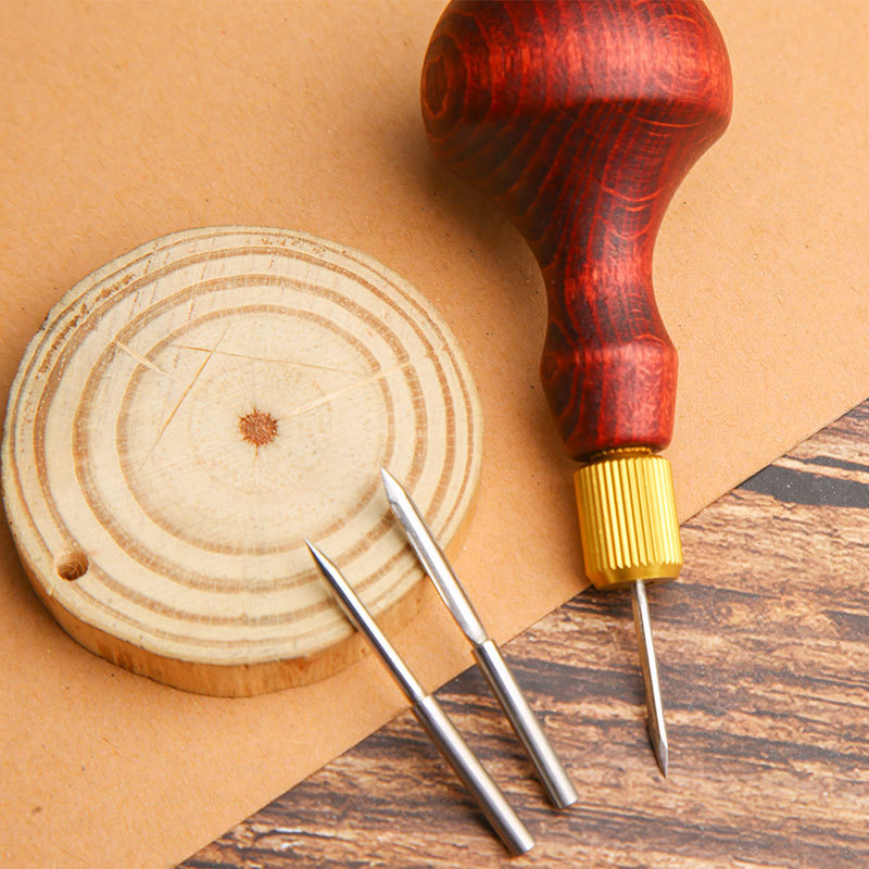 1Set DIY Leder Punch Ahle Holz – Leatherwork Punching Tool Bewertung und Preis