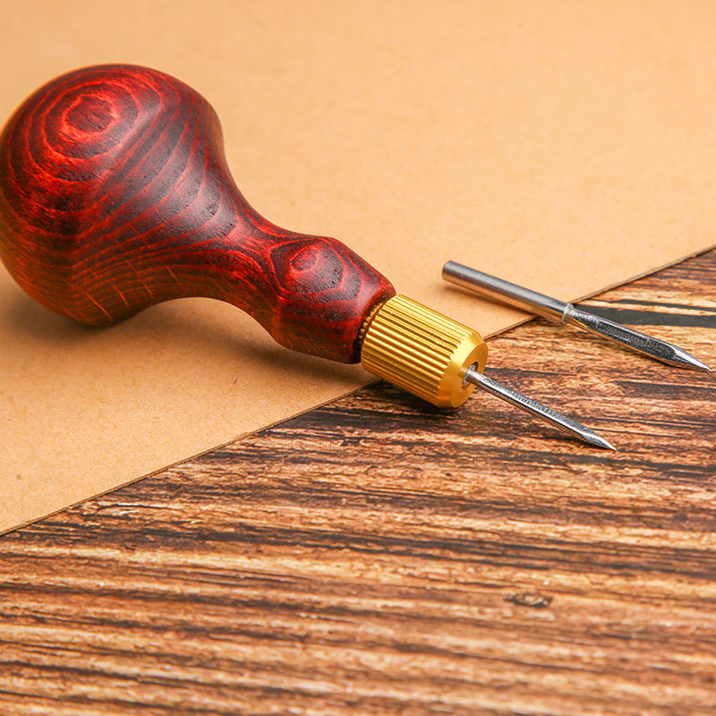 1Set DIY Leder Punch Ahle Holz – Leatherwork Punching Tool Bewertung und Preis