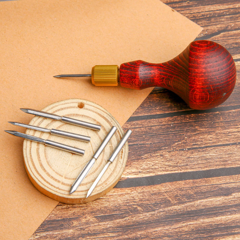 1Set DIY Leder Punch Ahle Holz – Leatherwork Punching Tool Bewertung und Preis
