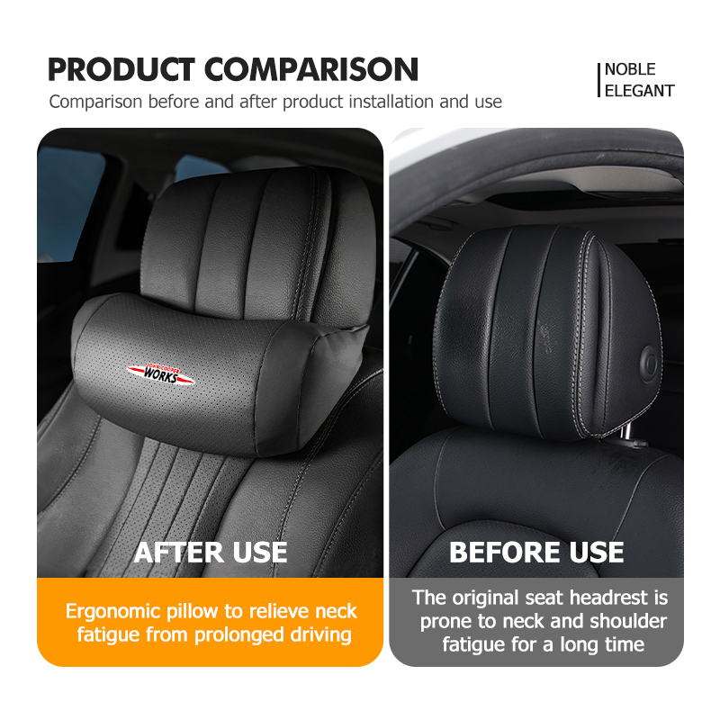 Leder-Autositz-Kopfstütze Nack – Leather Work For Car Bewertung und Preis