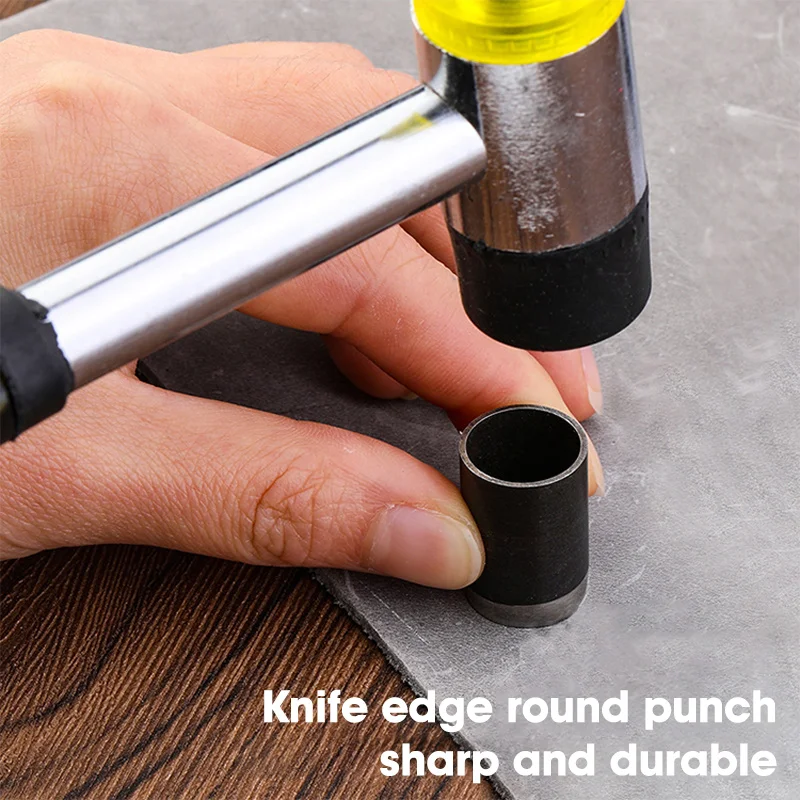 Runder Lederlocher in 15 Größe – Leatherwork Punching Tool Bewertung und Preis