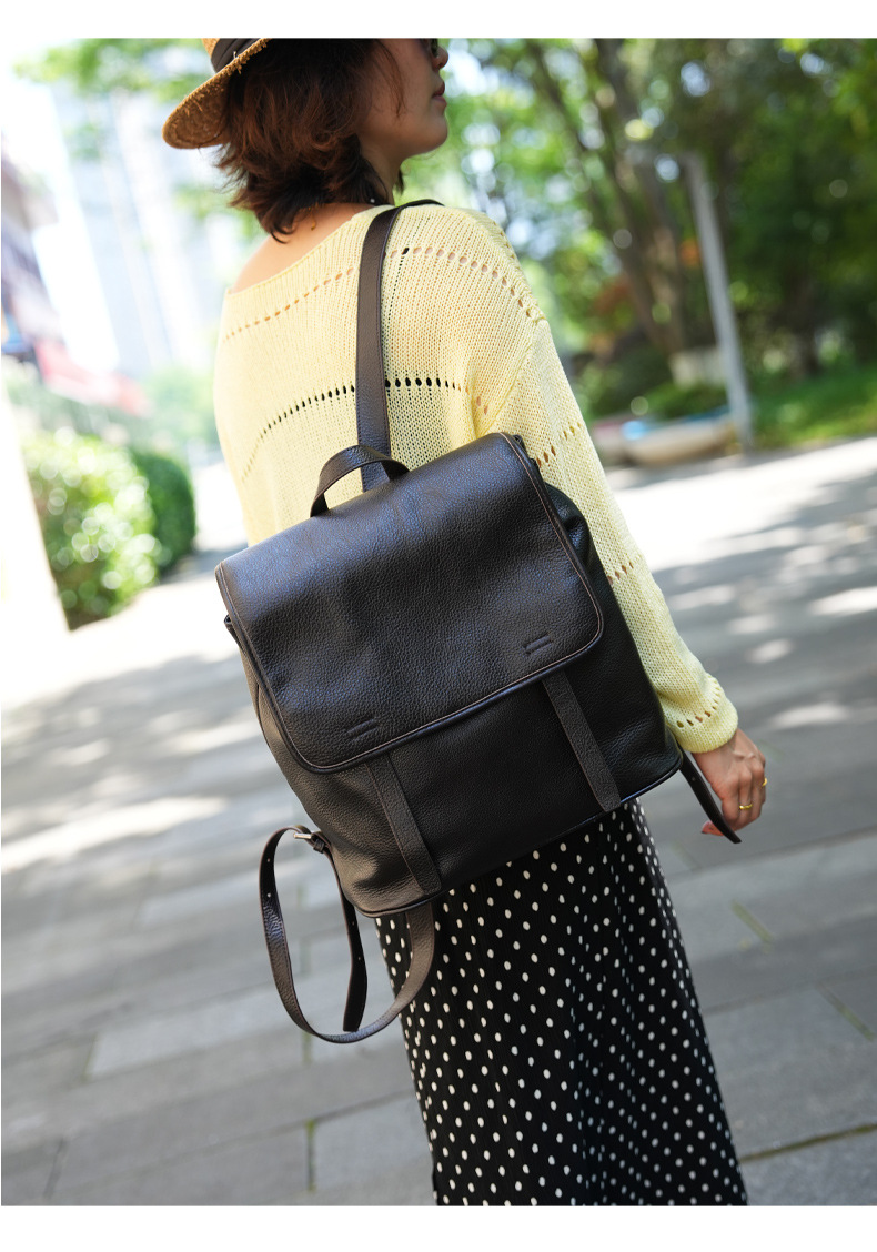 Damen-Rucksack aus Vollnarbenl – Leather Work Womens Backpack Bewertung und Preis
