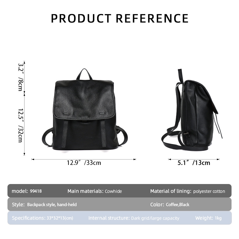 Damen-Rucksack aus Vollnarbenl – Leather Work Womens Backpack Bewertung und Preis