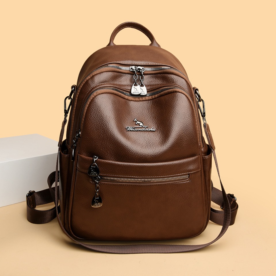 Rucksack mit genarbter Lederte – Leather Work Womens Backpack Bewertung und Preis