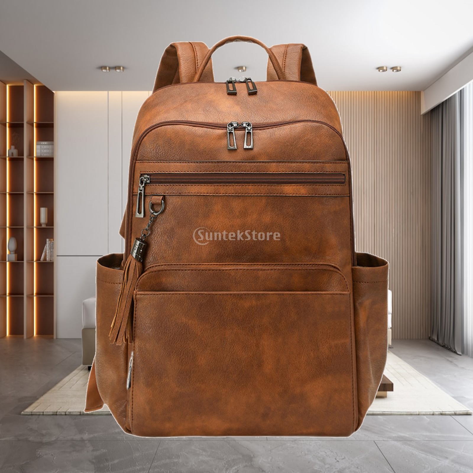 Hochwertige PU-Leder Damen-Rei – Leather Work Womens Backpack Bewertung und Preis