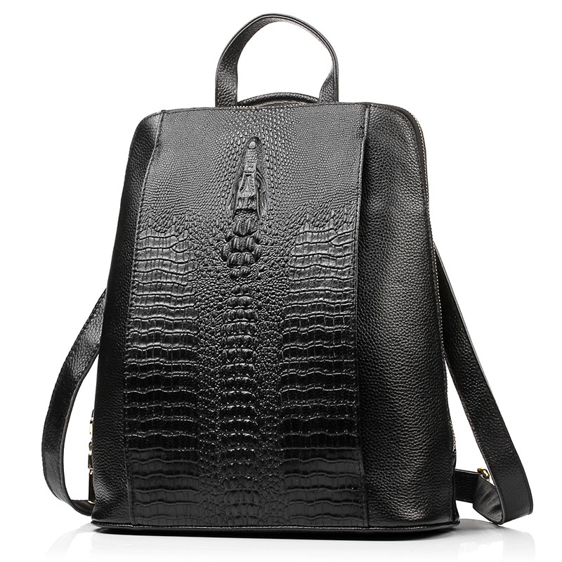 Zency Damen-Rucksack aus Kroko – Leather Work Womens Backpack Bewertung und Preis