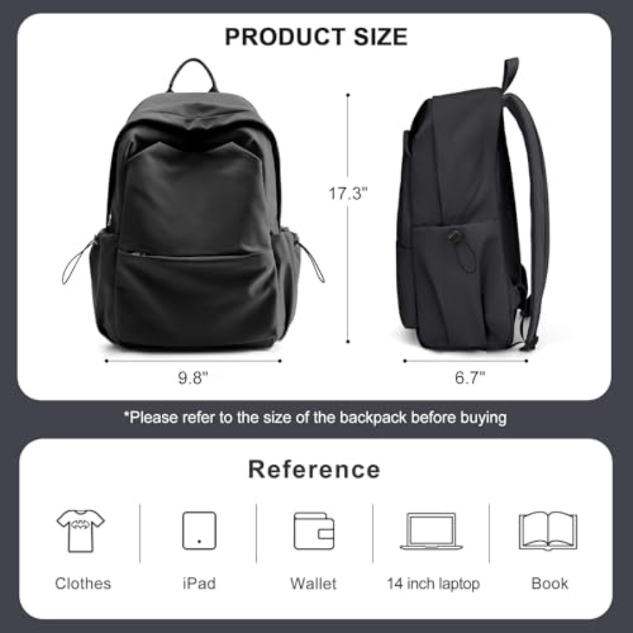 Schwarzer Rucksack für Damen,  – Leather Work Womens Backpack Bewertung und Preis